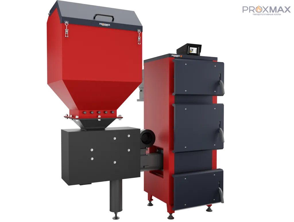 Котел с бункером PROXMAX PELLET  50 KW 471L